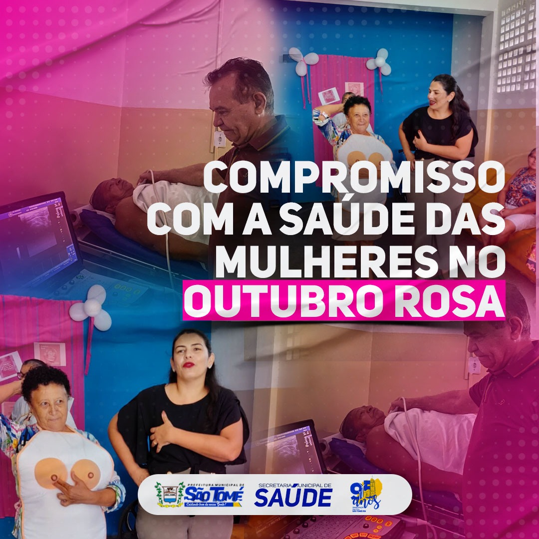 Ações do Outubro Rosa Prefeitura Municipal de São Tomé