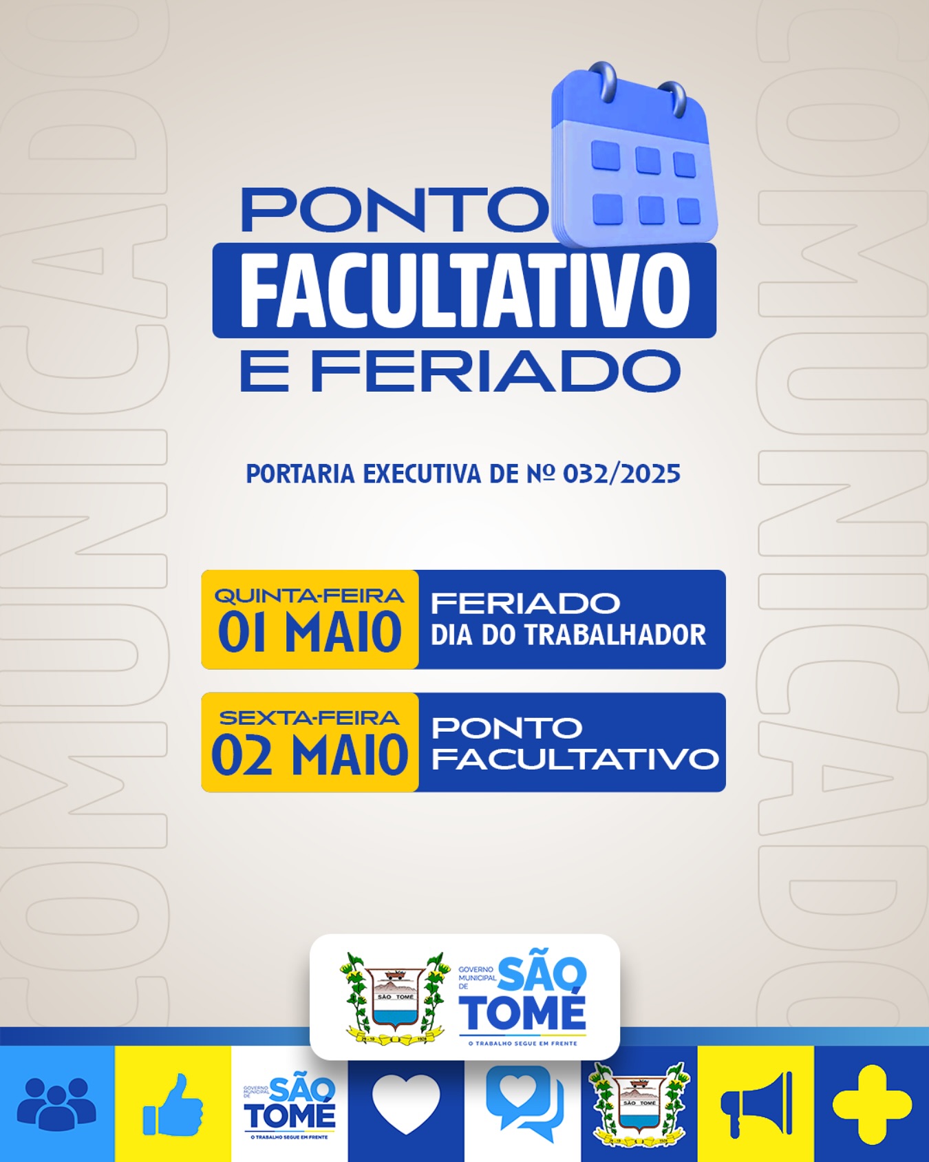 COMUNICADO OFICIAL 📢
