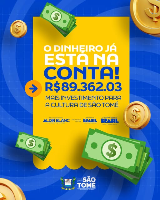 💰✨ O dinheiro já está na conta!