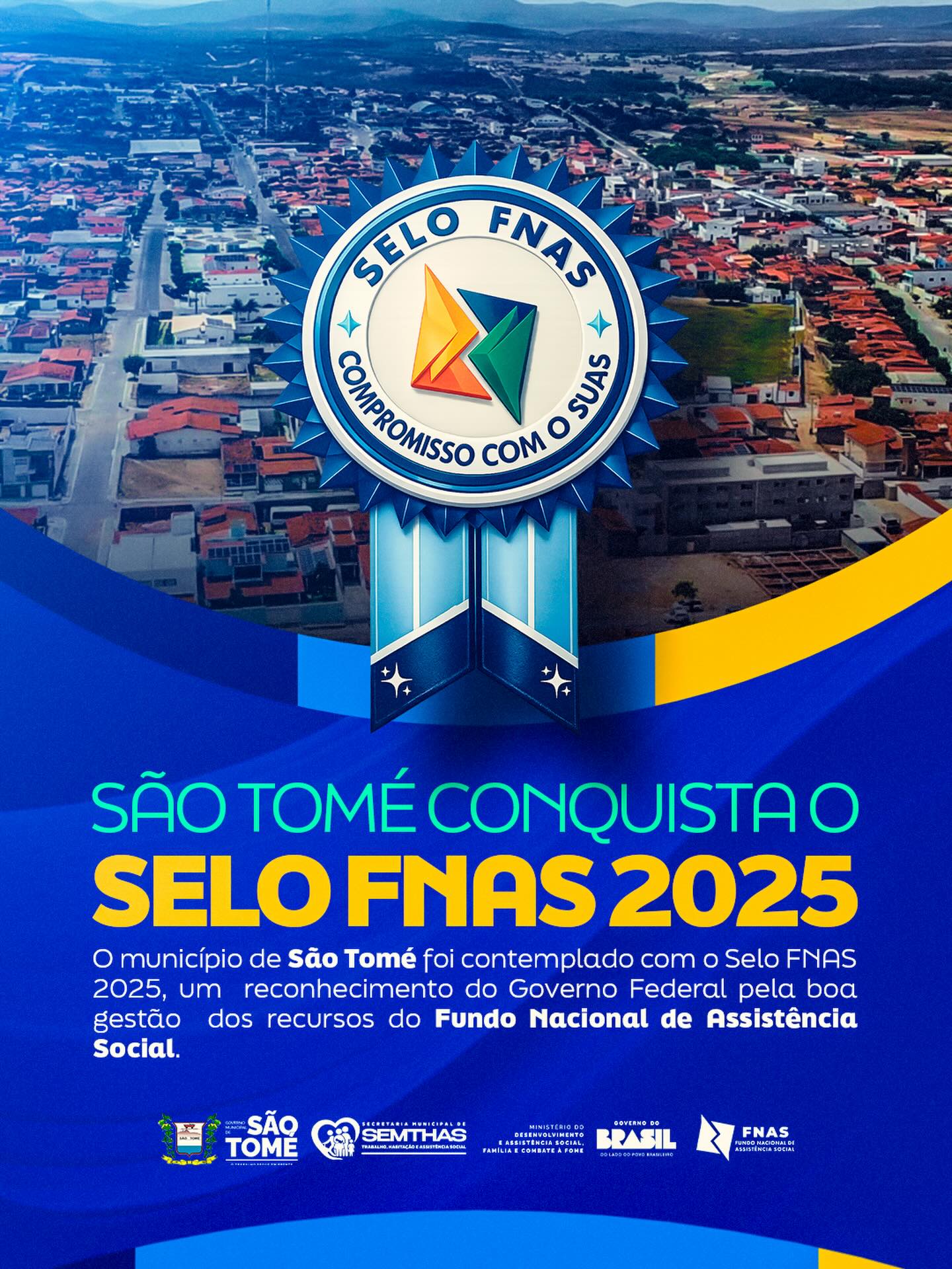 🏅 São Tomé conquista o Selo FNAS 2025!