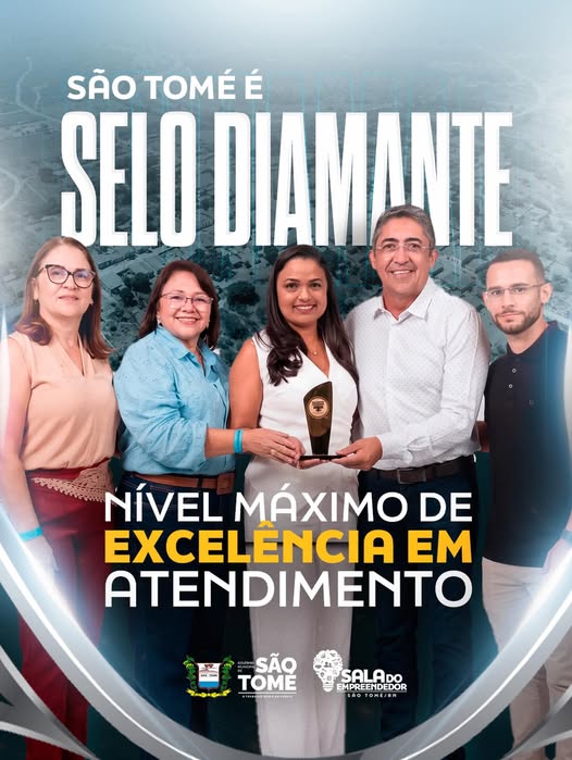 São Tomé é destaque nacional! 💎🏆