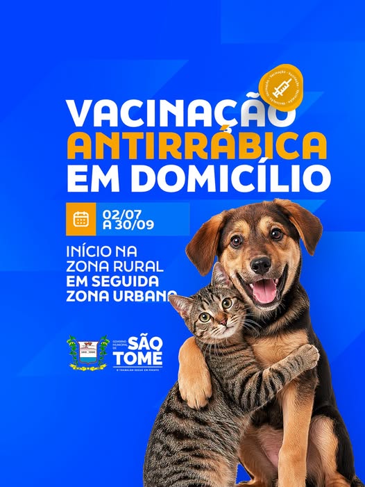 Campanha de Vacinação Antirrábica em Domicílio.