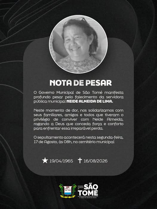 Nota de Falecimento