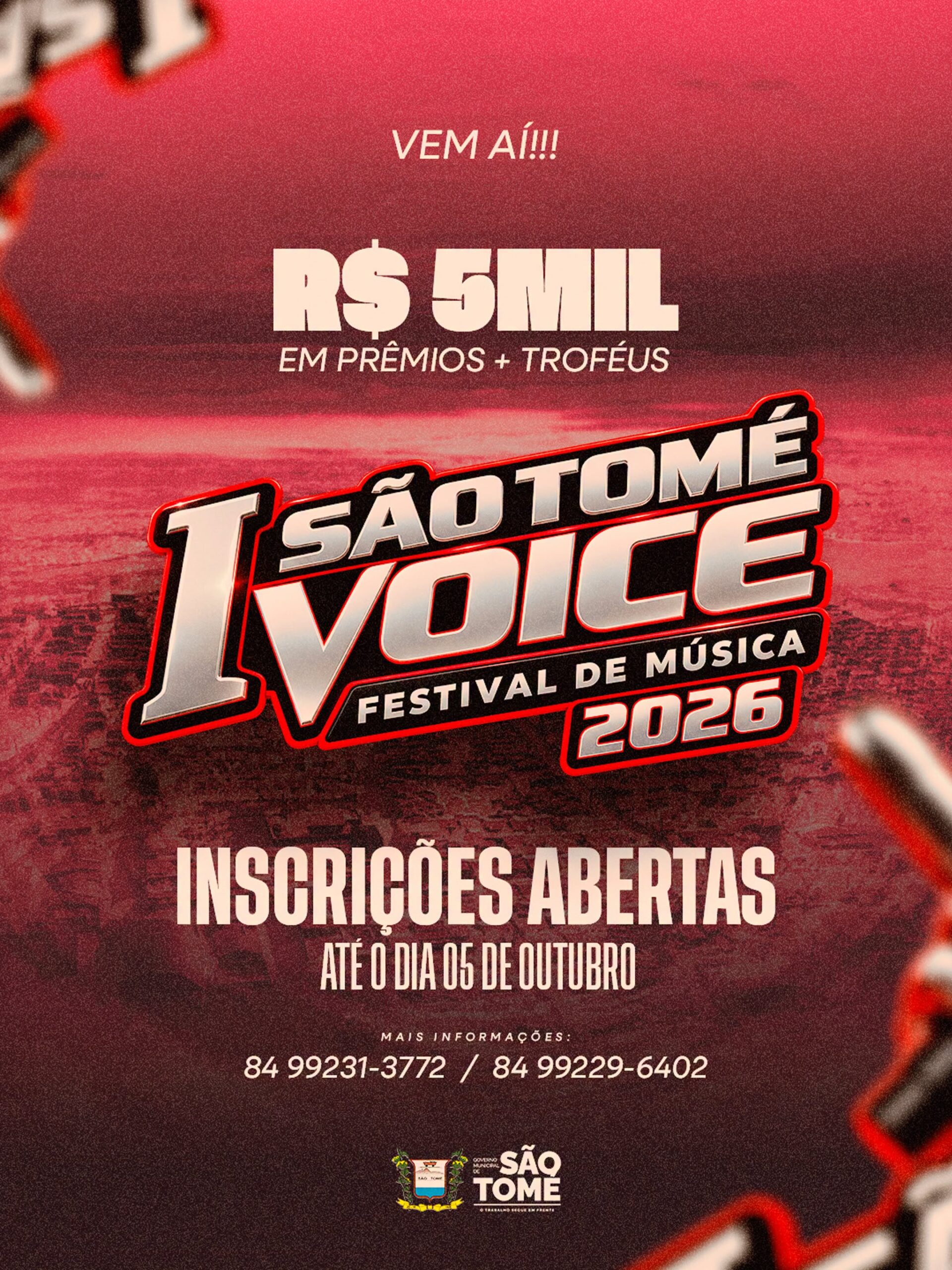 VEM AÍ O I SÃO TOMÉ VOICE - FESTIVAL DE MÚSICA 2026! 🎤🎶