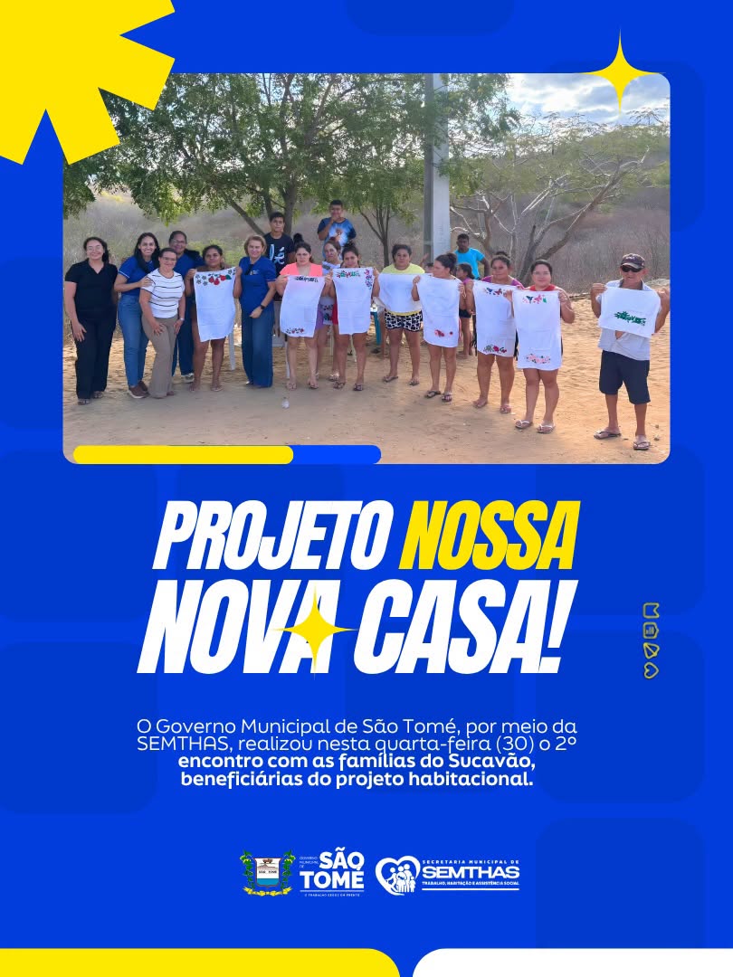 🏠✨ PROJETO NOSSA NOVA CASA – 2º Encontro no Sucavão