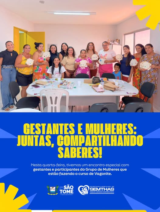 ✨🌸 Gestantes e mulheres: juntas, compartilhando saberes!