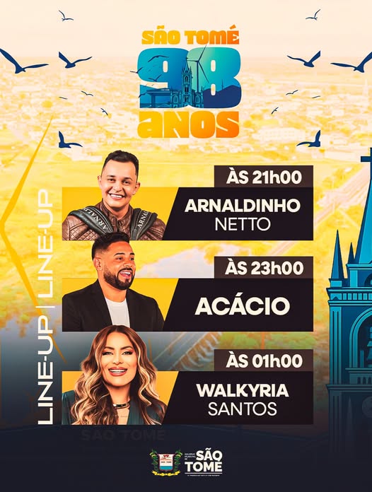 LINE-UP OFICIAL LIBERADO! 🎤✨